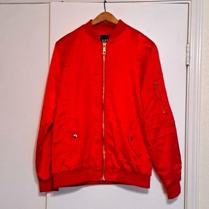 BoohooMan Repeat Sateen Bomber Jacket